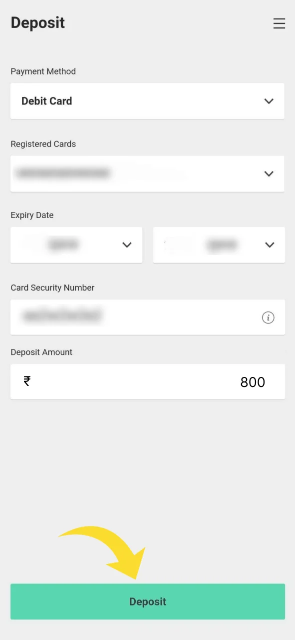 Confirm your deposit at Bet365 to play.