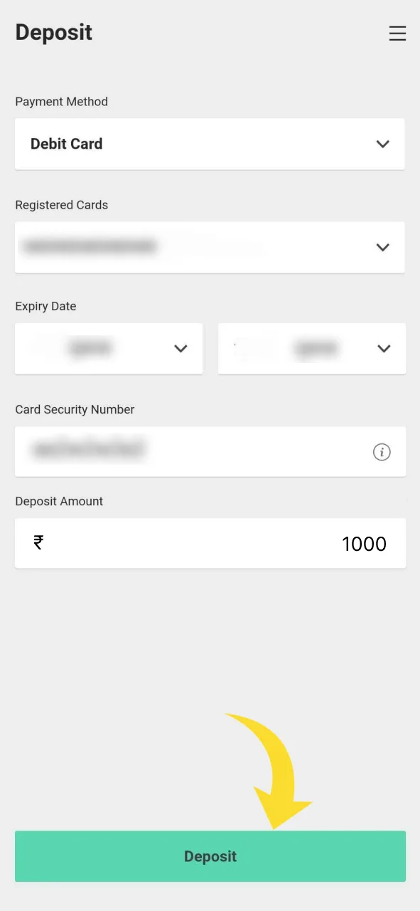 Refill your Bet365 balance in INR to start playing poker.