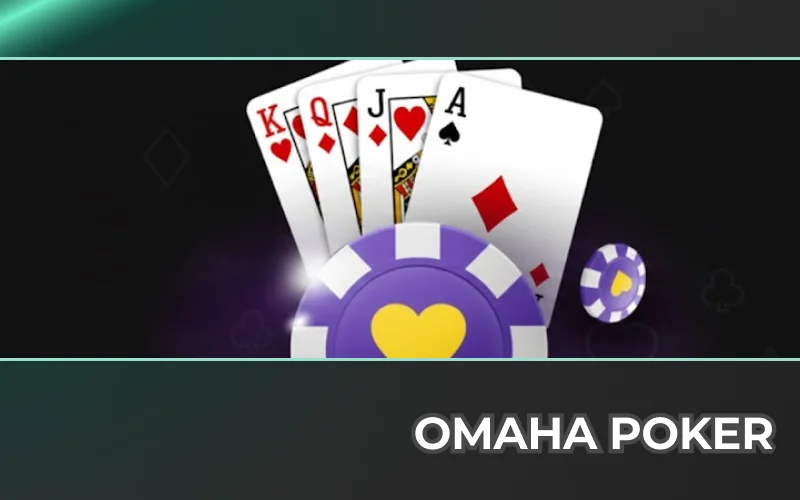 Play Omaha Poker at Bet365 with four hole cards for more action.